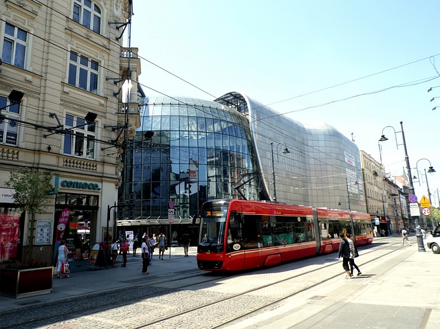 Katowice Galeria Katowicka tramwaj