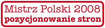 Mistrz Polski SEO 2008 - pozycjonowanie stron
